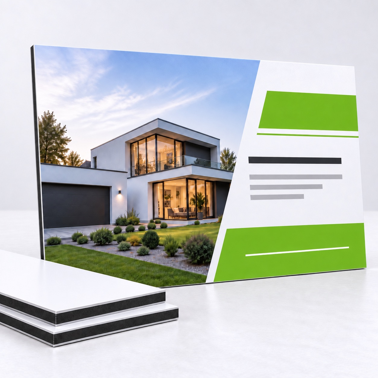 Aluminium composite signs