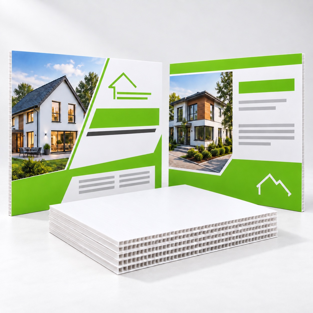 Corrugated plastic signs